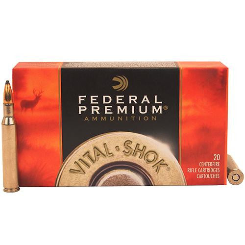 270 Winchester - Premium Vital-Shok, 130 Grains, Sierra GameKing Soft Point Boat Tail, Per 20