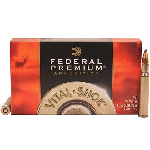 30-06 Springfield - Premium Vital-Shok, 150 Grains, Sierra GameKing Spire Point Boat Tail, Per 20