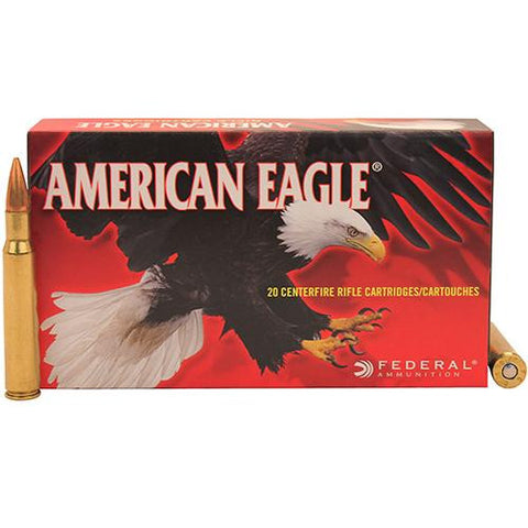 30-06 Springfield - American Eagle, 150 Grains, Full Metal Jacket, Per 20