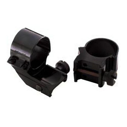 Detachable Top Mount Rings - 1" Extra High, Matte Black