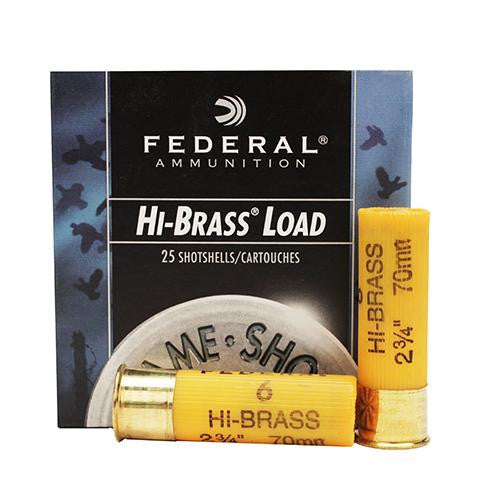 20 Gauge - Game-Shok High Brass, 2 3-4", 1 oz, #6 Lead Shot, Per 25