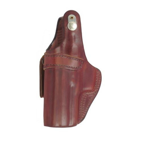 3S Pistol Pocket Leather Holster - Plain Tan, Size 04, Right Hand