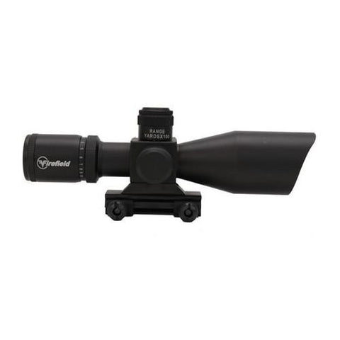 2.5-10x40 Riflescope - w-Red Laser