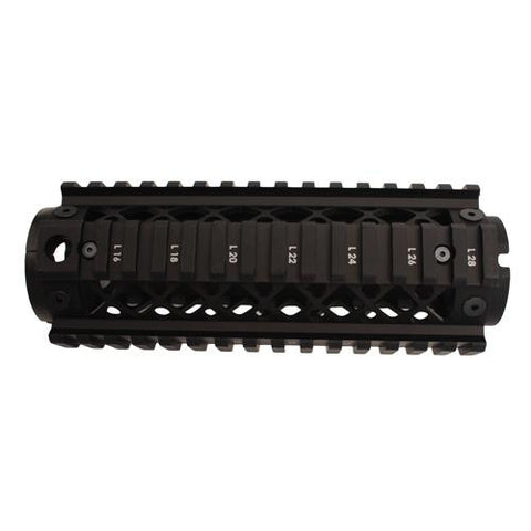 AR15 Carbine Length Quad Rail Forend 2 Piece