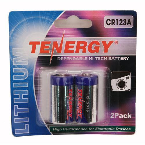 Tenergy - CR123 2-Pack (Retail), Chrome