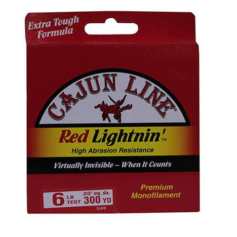 Cajun Red Lightnin' Filler Spool - 6 lb Test, 300 Yards