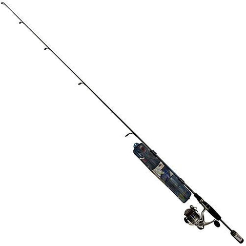 Ready Tackle Spinning Combo - 5'6" Length, 2 Piece Rod, 5.3: Gear Ratio, 1 Bearing, Ambidextrous