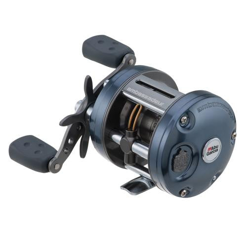 Ambassadeur Record Baitcast Round Reel - 6600, 5.3:1 Gear Ratio, 8 Bearings, 26" Retrieve Rate, 15 lb Max Drag, RH