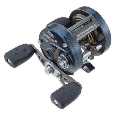 Ambassadeur Record Baitcast Round Reel - 5600, 6.8:1 Gear Ratio, 8 Bearings, 33" Retrieve Rate, 15 lb Max Drag, RH