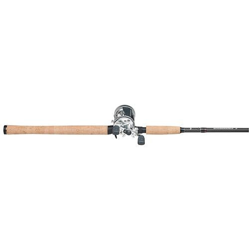 Ambassadeur S Casting Combo - 5500, 5.1:1 Gear Ratio, 11 lb Max Drag, 6'6" 1pc Rod, Medium-Heavy Power, RH