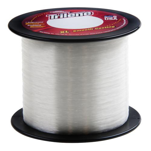 Trilene XL Monofilament Service Spool - 3000 Yards, 0.009" Diameter, 6 lb Breaking Strength, Clear