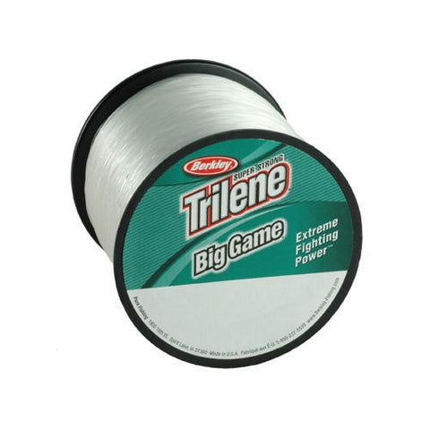 Trilene Big Game Monofilament Spool - 7800 Yards, 0.018" Diameter, 20 lb Breaking Strength, Clear