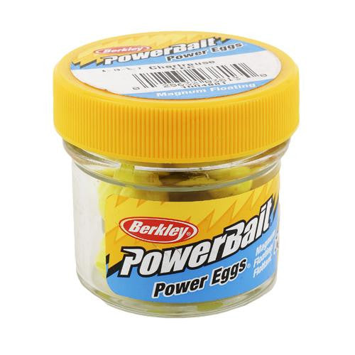 PowerBait Power Eggs Floating Magnum Soft Bait - Original Scent, Chartreuse