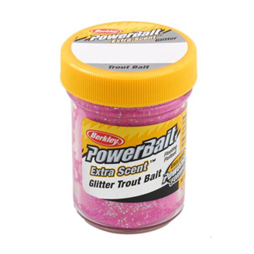 PowerBait Glitter Trout Dough Bait - Pink