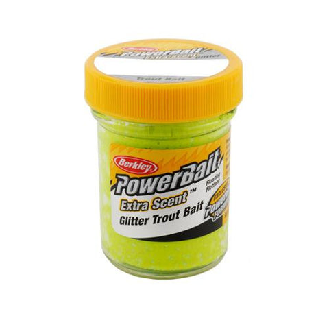 PowerBait Glitter Trout Dough Bait - Chartreuse