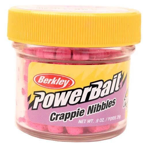 Powerbait Crappie Nibbles Dough Bait - Pink