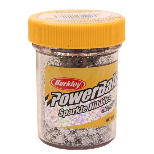 PowerBait Crappie Sparkle Nibbles Dough Bait - Platinum