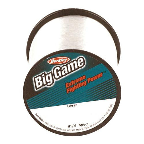 Trilene Big Game Monofilament Line Spool - 1500 Yards, 0.012" Diameter, 10 lb Breaking Strength, Clear