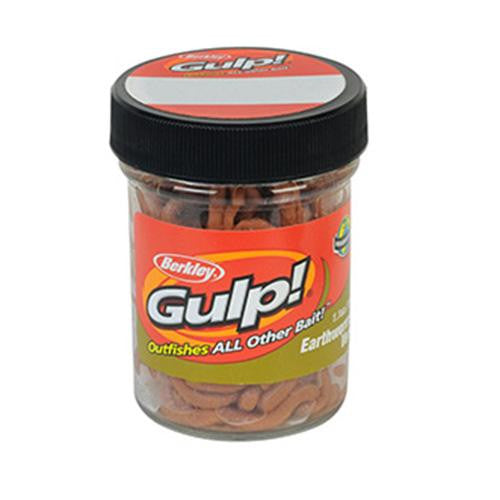 Gulp! Earthworm Soft Bait - 4" Length, Brown