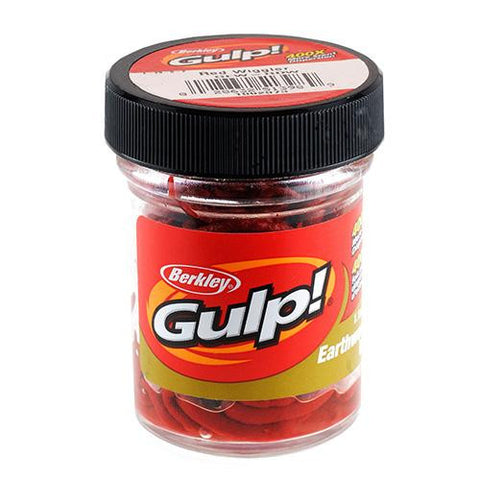 Gulp! Earthworm Soft Bait - 4" Length, Red Wiggler