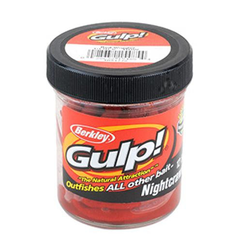 Gulp! Extruded Nightcrawler Soft Bait - 6" Length, Red Wiggler