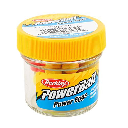 PowerBait Power Eggs Floating Magnum Soft Bait - Original Scent-Flavor, Sunrise