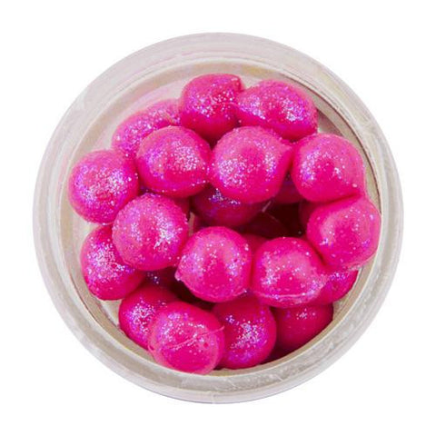 PowerBait Sparkle Power Eggs Floating Magnum Soft Bait - Pink with Scales