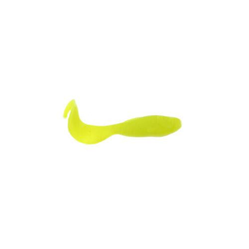 Gulp! Minnow Grub Soft Bait - 3" Length, Chartreuse, Per 11