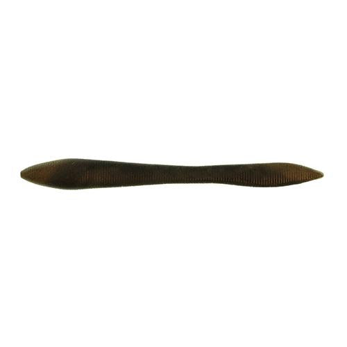 Gulp! Jumbo Leech Soft Bait - 5" Length, Black Olive, Per 8