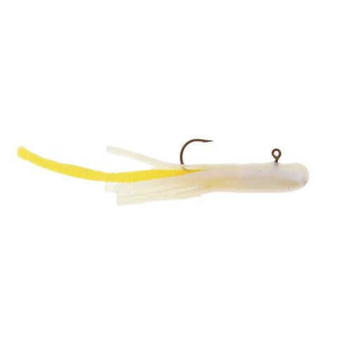 PowerBait Pre-Rigged Atomic Teasers Soft Bait - 1-16 oz Size, Pearl White, Per 3