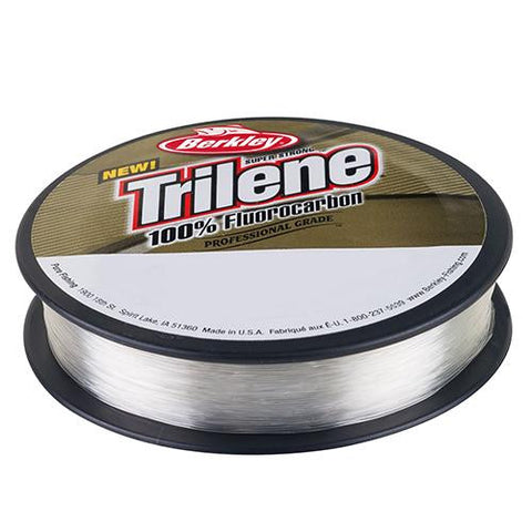 Trilene 100% Fluorocarbon Professional Grade Line Spool - 110 Yards, 0.007" Diameter, 4 lbs, Breaking Strength, Clear