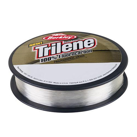 Trilene 100% Fluorocarbon Professional Grade Line Spool - 110 Yards, 0.011" Diameter, 8 lbs, Breaking Strength, Clear