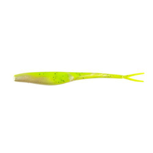 Gulp! Alive! Jerk Shad Soft Bait - 5" Length, Chartreuse Pepper Neon