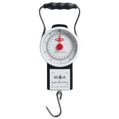 Portable Scale with Tape, 50 lbs Maximum, Black