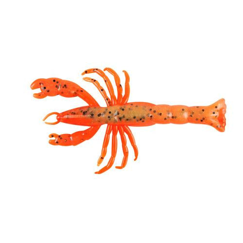 Gulp! Ghost Belly Shrimp Soft Bait - 3" Length, Orange Belly Shrimp, Per 7