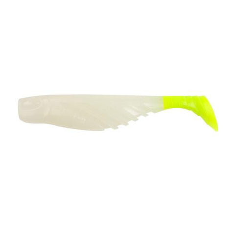 Gulp! Ripple Mullet Soft Bait - 4" Length, Glow-Chartreuse, Per 4