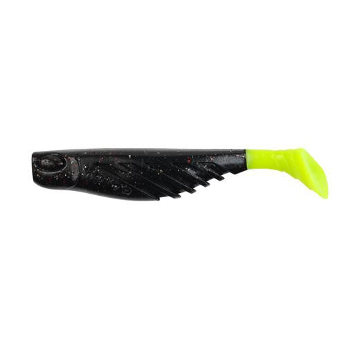 Gulp! Ripple Mullet Soft Bait - 4" Length, Morning Glory-Chartreuse, Per 4