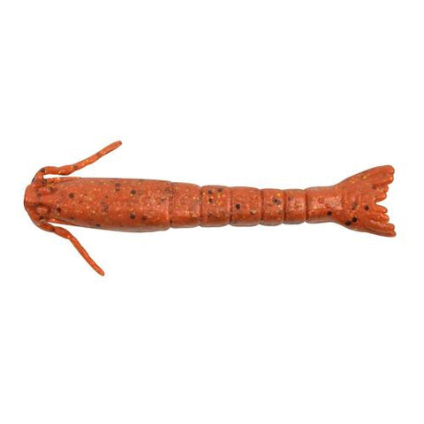 Gulp! Shrimp Soft Bait - 3" Length, New Penny Fleck, Per 6