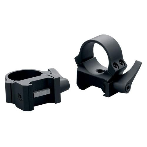 Quick Release Weaver-Style 30mm Rings - Low Matte Black