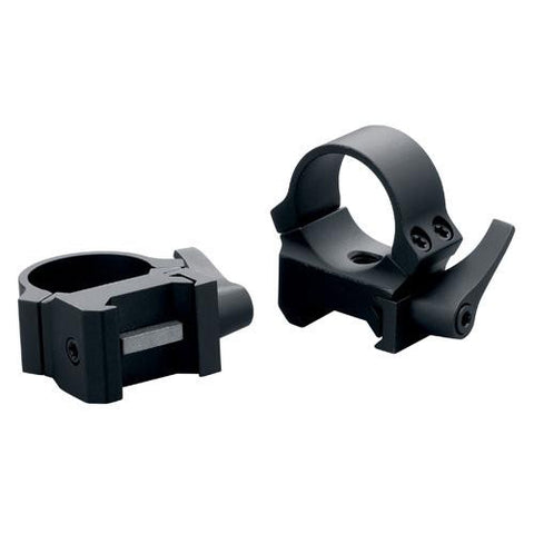 Quick Release Weaver-Style 30mm Rings - Medium Black