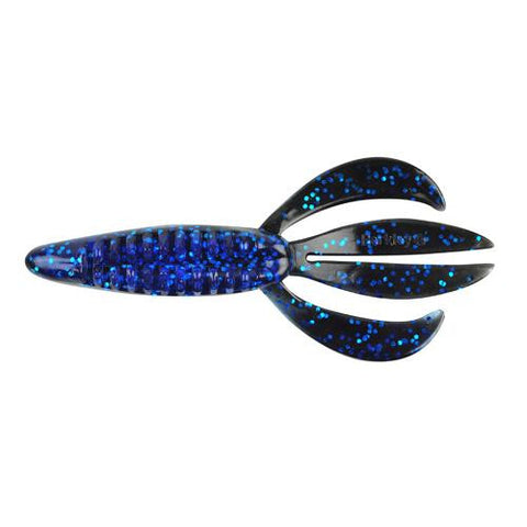 Havoc Pit Boss Soft Bait - 4" Length, Black-Blue, Per 8