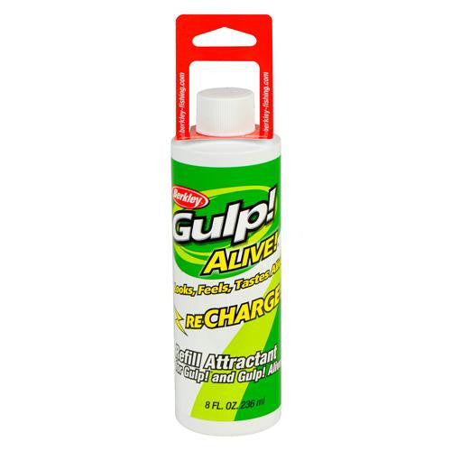 Gulp! Alive Recharge Liquid Attractant - Natural Scent-Flavor, 8  oz Bottle