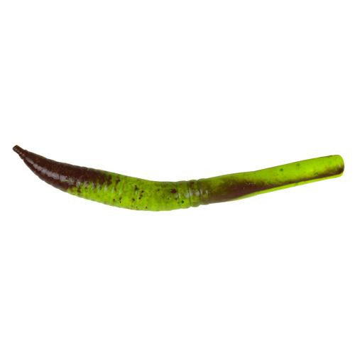 Gulp! Killer Crawler Soft Bait - 3" Length, Dark Crawler-Chartreuse Pepper, Per 10