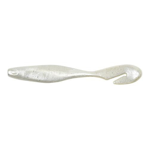 Havoc Subwoofer Soft Bait - 4" Length, Pearl White Silver Fleck, Per 8