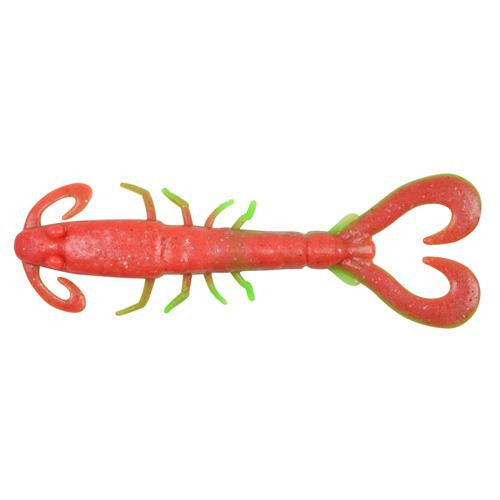 Gulp! Mantis Shrimp Soft Bait - 3" Length, Nuclear Chicken, Per 6