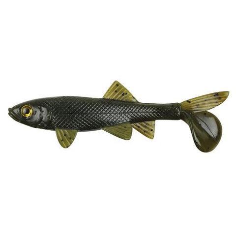 Havoc Sick Fish Soft Bait - 4" Length, Green Pumpkin, Per 2