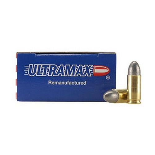 9mm Luger Remanufactured - 125 Grains, Lead Round Nose, Per 50