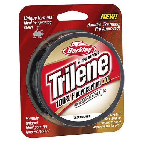 Trilene 100% Fluorocarbon XL Line Spool - 200 Yards, 0.009" Diameter, 6 lbs Breaking Strength, Clear