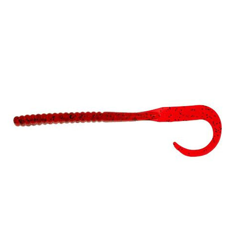 PowerBait Power Worm Soft Bait - 7" Length, Cherryseed, Per 13