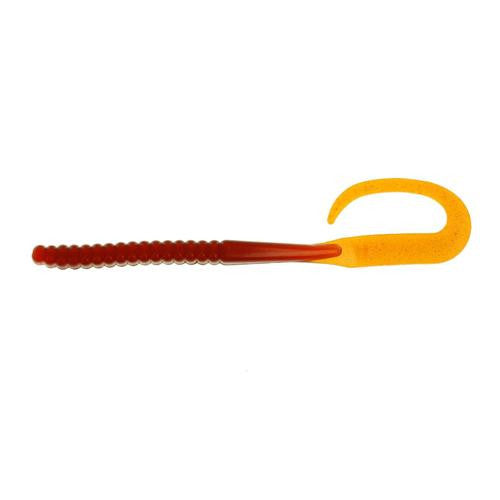 PowerBait Power Worm Soft Bait - 7" Length, Motor Oil, Per 13